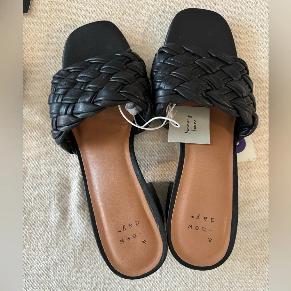 Womens Dorothy Slide Heel A New‎ Day Black Size: 6 NWT - Picture 2 of 4